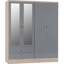 Wayfair wardrobes outlet grey